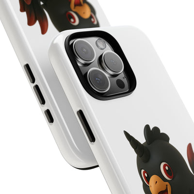 Cute Cartoon Bird Phone Case, Tough Phone Cover, Unique Gift for Bird Lovers, Fun Accessories for Kids, Christmas Present