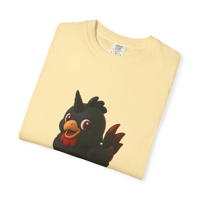 Cute Chicken Character Unisex T-Shirt, Gift for Gamers, Fun Graphic Tee, Casual Wear, Animal Lover Shirt