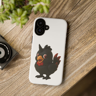 Cute Cartoon Bird Phone Case, Tough Phone Cover, Unique Gift for Bird Lovers, Fun Accessories for Kids, Christmas Present
