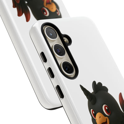 Cute Cartoon Bird Phone Case, Tough Phone Cover, Unique Gift for Bird Lovers, Fun Accessories for Kids, Christmas Present