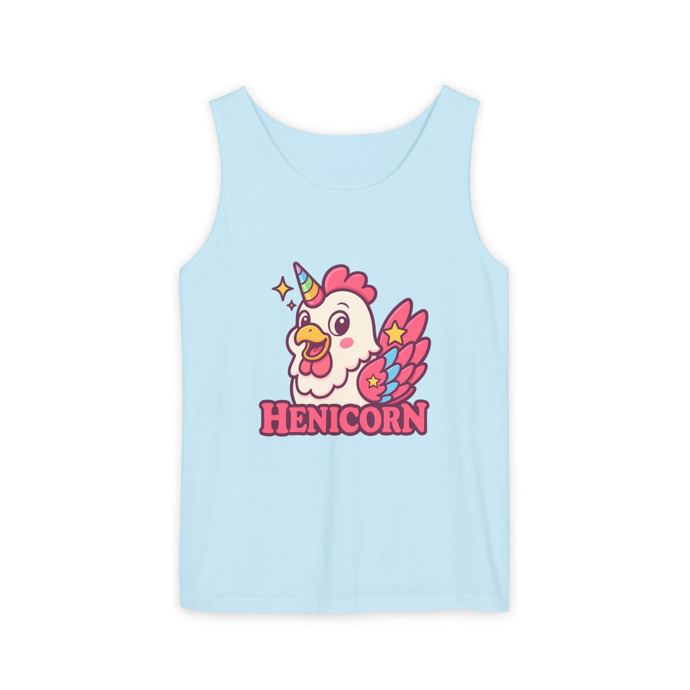 Henicorn Unisex Tank Top, Cute Animal Shirt, Funny Gift, Summer Fashion, Animal Lover Gift