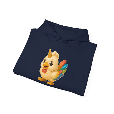 Cute Chicken Hoodie, Funny Sweatshirt, Animal Lover Gift, Unisex Apparel, Cozy Winter Wear, Funny Chicken Design