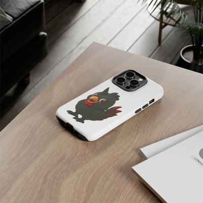 Cute Cartoon Bird Phone Case, Tough Phone Cover, Unique Gift for Bird Lovers, Fun Accessories for Kids, Christmas Present