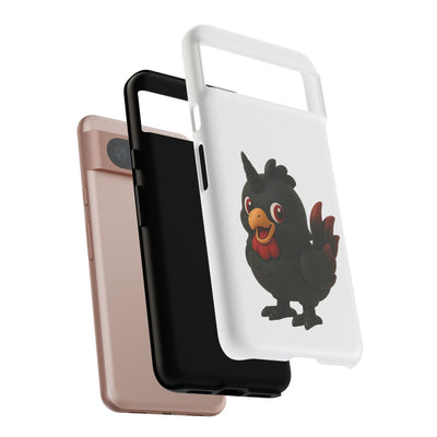 Cute Cartoon Bird Phone Case, Tough Phone Cover, Unique Gift for Bird Lovers, Fun Accessories for Kids, Christmas Present