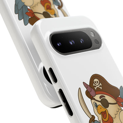 Pirate Chicken Phone Case | Fun Cartoon Cases for Kids, Unisex, Gifts for Gamers, Novelty Accessories, Adventure Theme