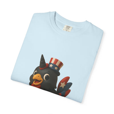Patriotic Rooster Tee, Unisex Garment-Dyed T-shirt for 4th of July, Cute Animal Shirt, Backyard BBQ Apparel, Summer Casual Wear, [...]
