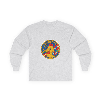 Henicorn Long Sleeve Tee, Cute Funny Tee, Gift for Chicken Lovers, Fun Casual Wear, Unisex Humor Top