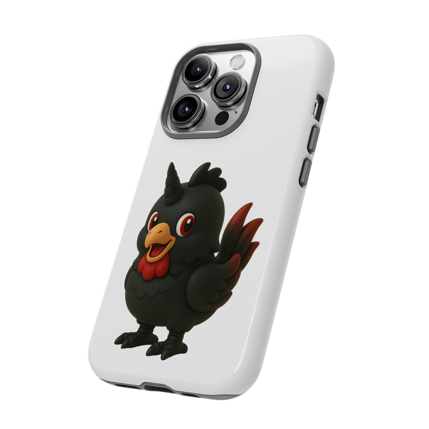 Cute Cartoon Bird Phone Case, Tough Phone Cover, Unique Gift for Bird Lovers, Fun Accessories for Kids, Christmas Present