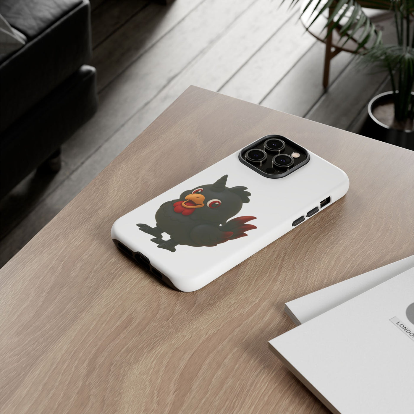 Cute Cartoon Bird Phone Case, Tough Phone Cover, Unique Gift for Bird Lovers, Fun Accessories for Kids, Christmas Present