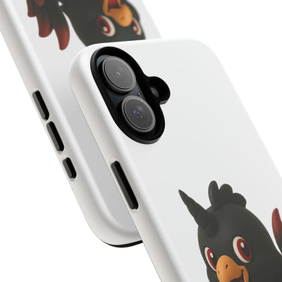 Cute Cartoon Bird Phone Case, Tough Phone Cover, Unique Gift for Bird Lovers, Fun Accessories for Kids, Christmas Present