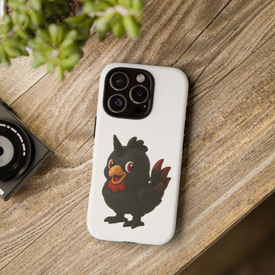 Cute Cartoon Bird Phone Case, Tough Phone Cover, Unique Gift for Bird Lovers, Fun Accessories for Kids, Christmas Present