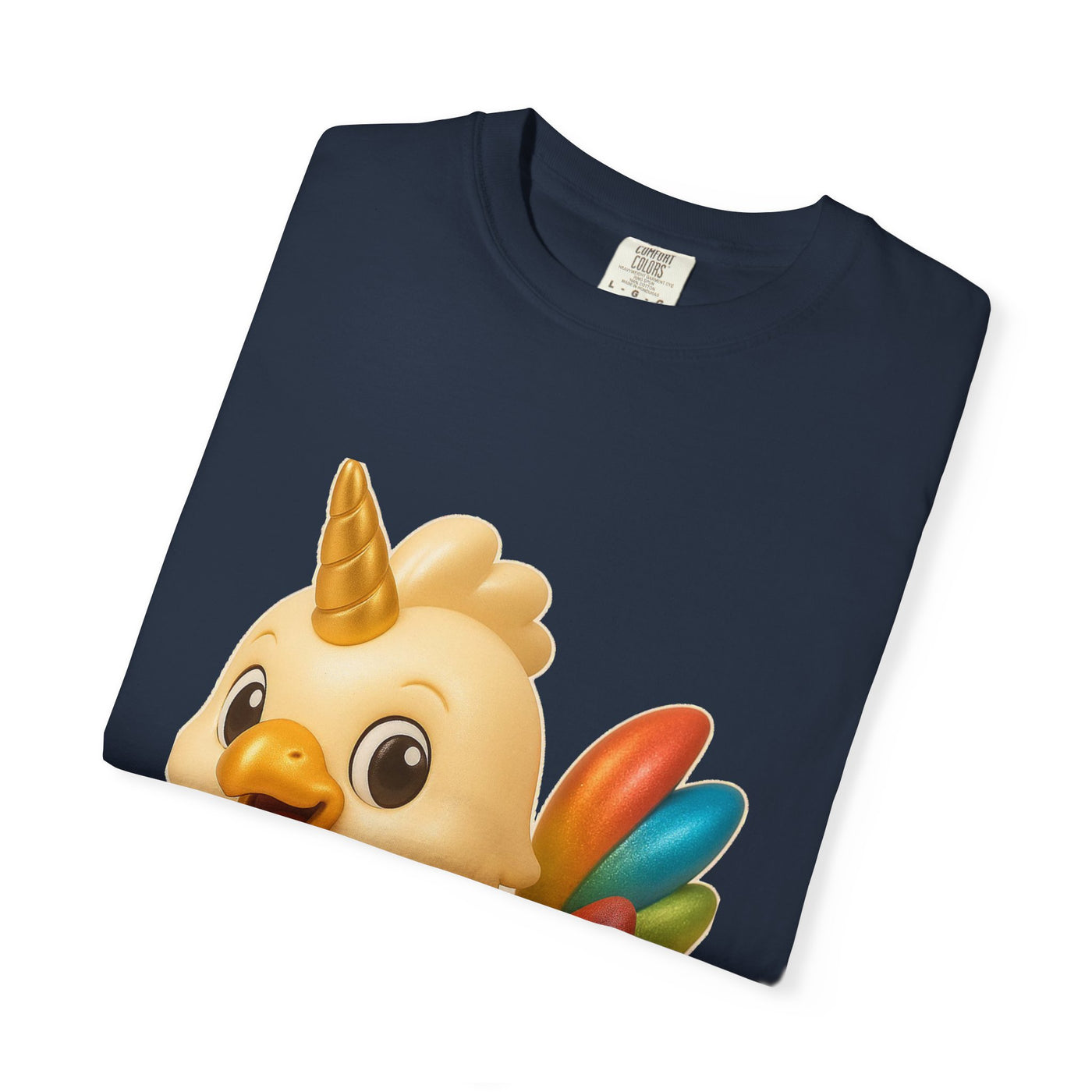 Whimsical Animal T-Shirt, Cute Unicorn Chicken Tee, Fun Gift for Kids & Adults, Casual Wear, Playful Graphic Top, Summer Apparel