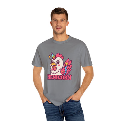 Cute Henicorn Unisex T-Shirt | Fun Gift for Unicorn Lovers, Animal Lovers, Quirky Tee, Casual Wear, Birthday Gift