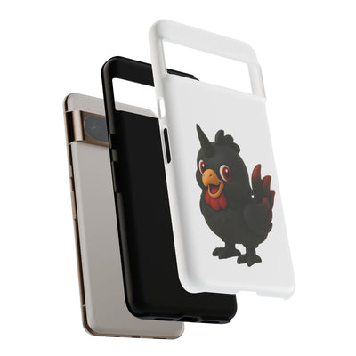 Cute Cartoon Bird Phone Case, Tough Phone Cover, Unique Gift for Bird Lovers, Fun Accessories for Kids, Christmas Present