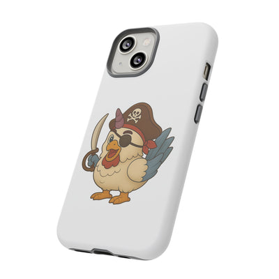 Pirate Chicken Phone Case | Fun Cartoon Cases for Kids, Unisex, Gifts for Gamers, Novelty Accessories, Adventure Theme