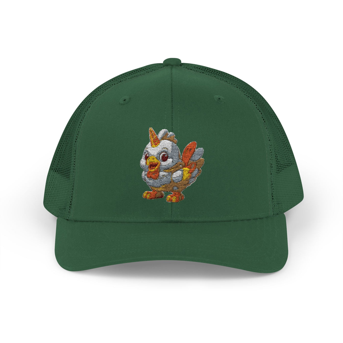 Sparkling Chicken Snapback Trucker Cap | Fun Retro Hat for Festivals, Gatherings, Gifts, Birthday Parties, Casual Wear