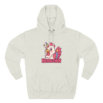 Henicorn Graphic Hoodie, Cute Fleece Sweatshirt, Unique Animal Hoodie, Gift for Animal Lovers, Cozy Graphic Apparel, Fun Unicorn Hoodie