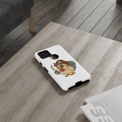 Pirate Chicken Phone Case | Fun Cartoon Cases for Kids, Unisex, Gifts for Gamers, Novelty Accessories, Adventure Theme