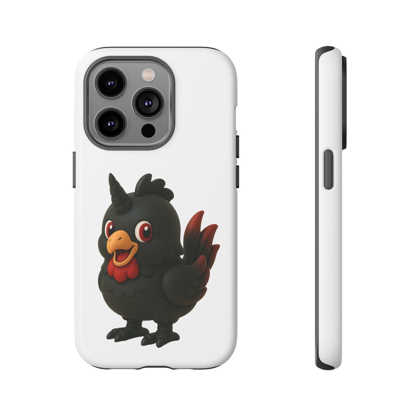 Cute Cartoon Bird Phone Case, Tough Phone Cover, Unique Gift for Bird Lovers, Fun Accessories for Kids, Christmas Present