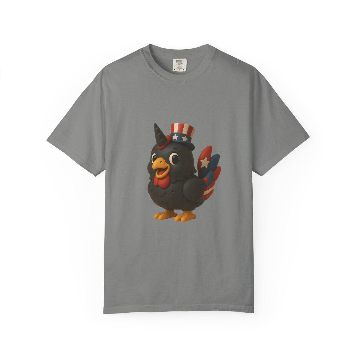 Patriotic Rooster Tee, Unisex Garment-Dyed T-shirt for 4th of July, Cute Animal Shirt, Backyard BBQ Apparel, Summer Casual Wear, [...]