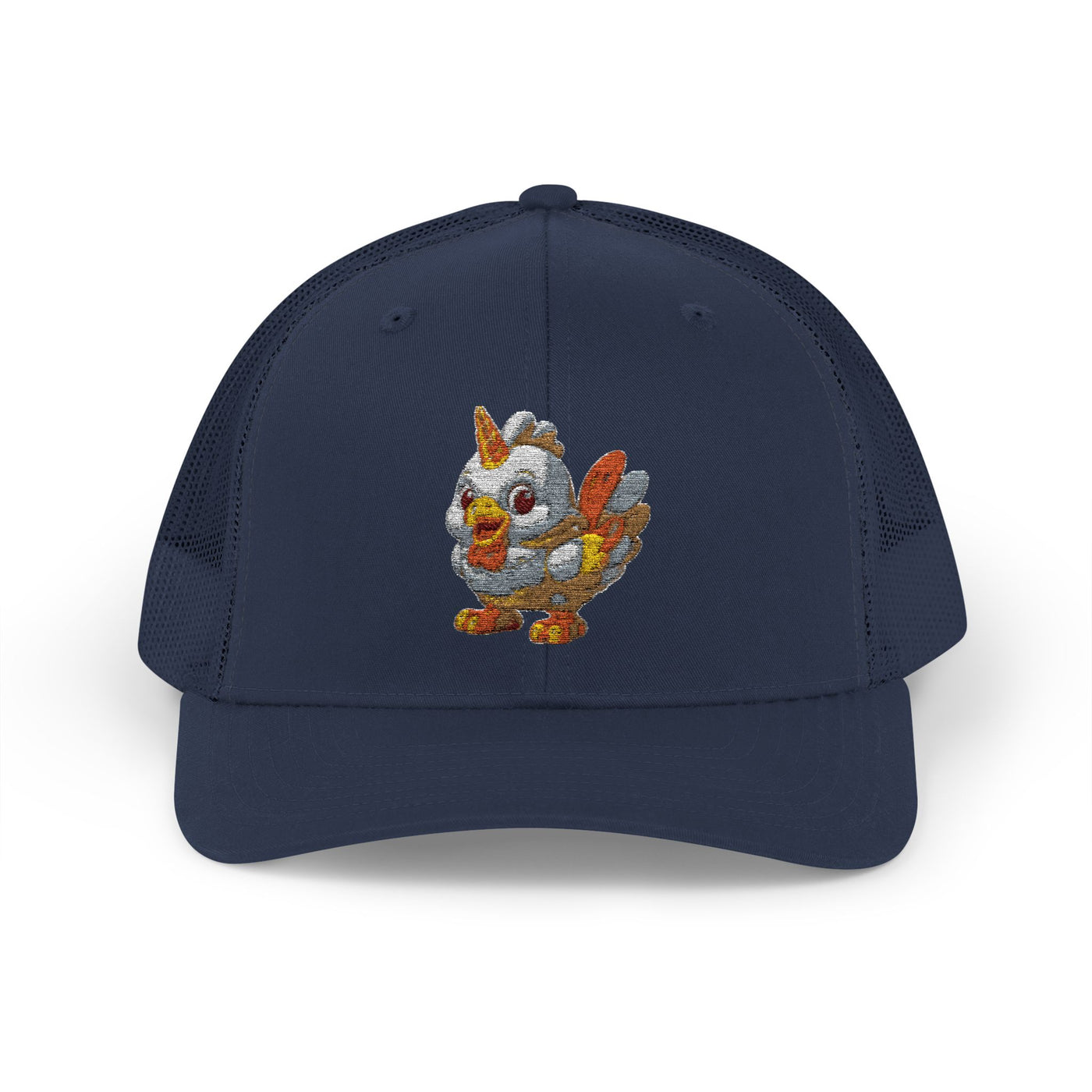 Sparkling Chicken Snapback Trucker Cap | Fun Retro Hat for Festivals, Gatherings, Gifts, Birthday Parties, Casual Wear