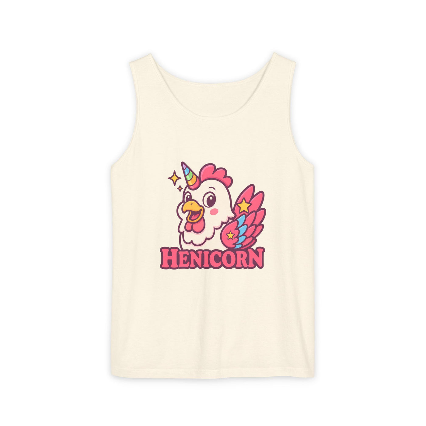 Henicorn Unisex Tank Top, Cute Animal Shirt, Funny Gift, Summer Fashion, Animal Lover Gift