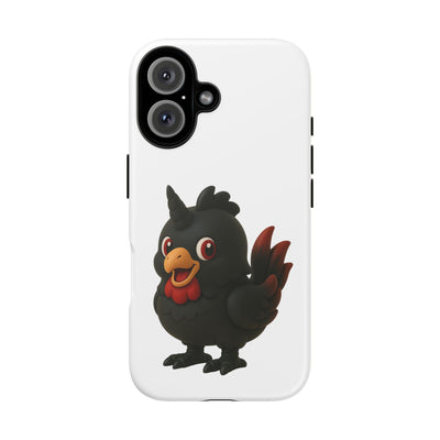 Cute Cartoon Bird Phone Case, Tough Phone Cover, Unique Gift for Bird Lovers, Fun Accessories for Kids, Christmas Present