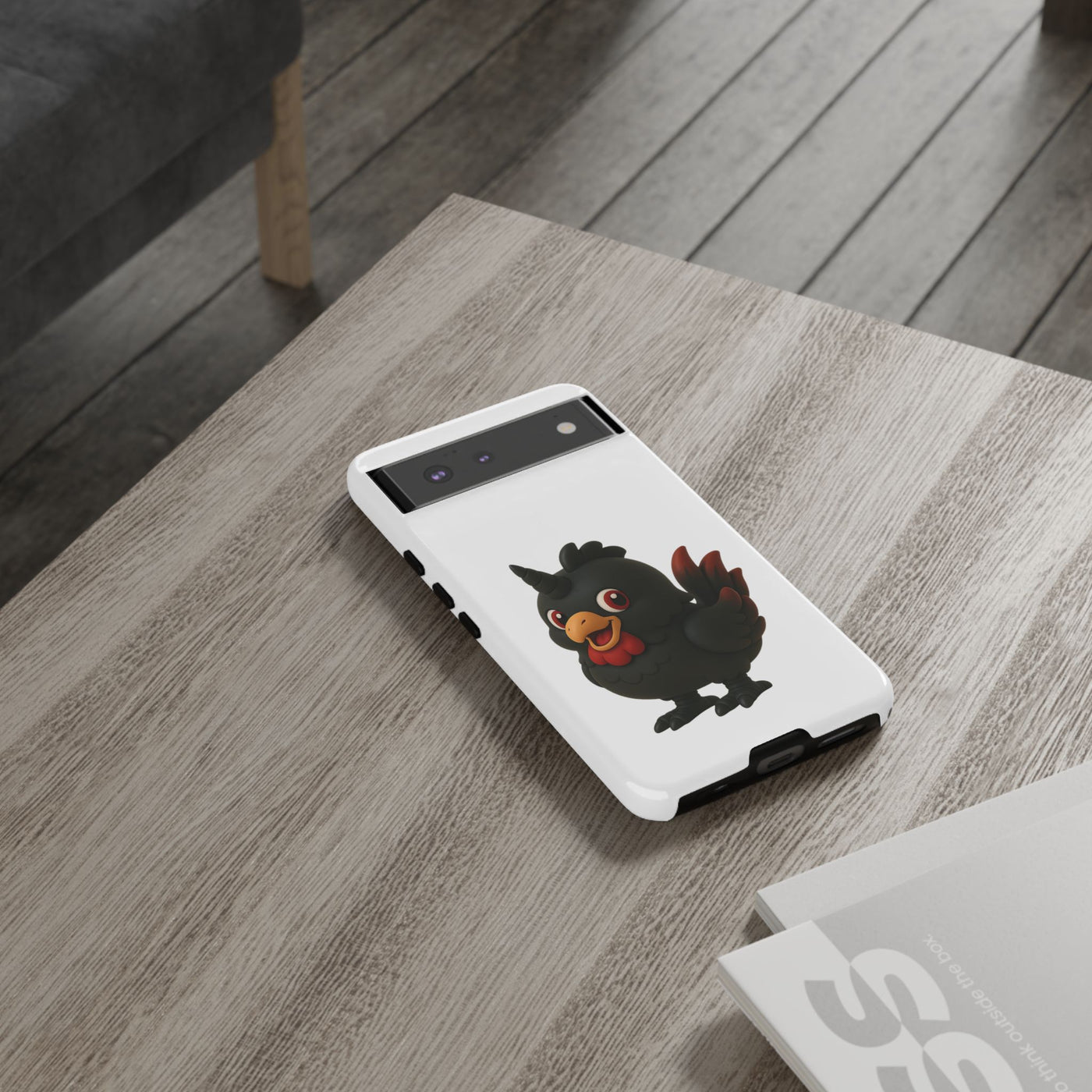 Cute Cartoon Bird Phone Case, Tough Phone Cover, Unique Gift for Bird Lovers, Fun Accessories for Kids, Christmas Present