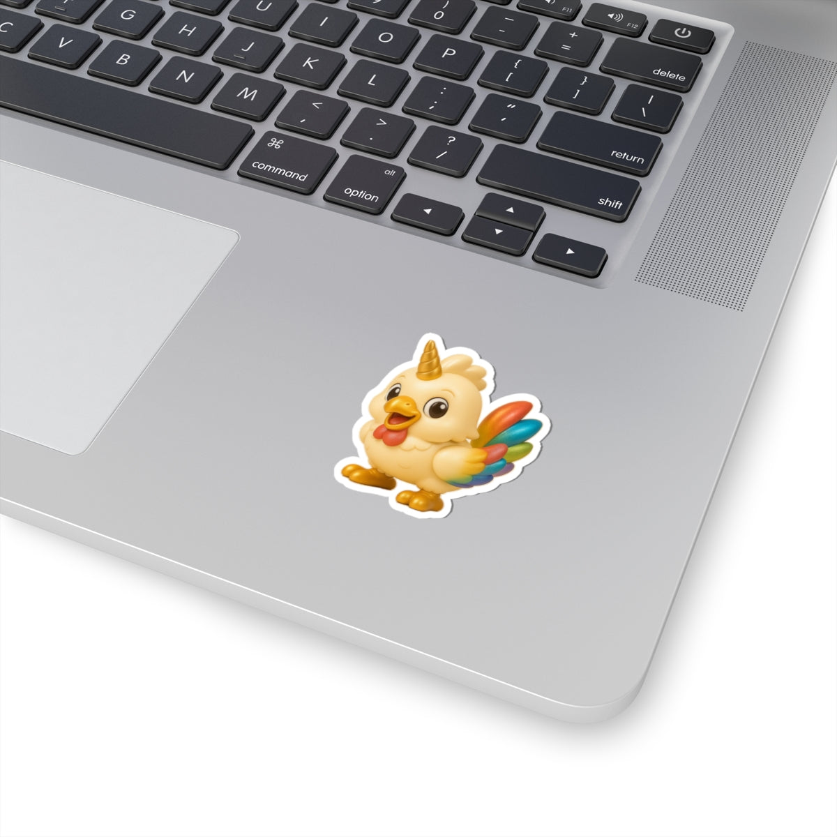 Adorable Unicorn Chicken Kiss-Cut Stickers, Cute Decals for Laptops, Journals, Kids Rooms, Birthday Gifts, Fun Decor