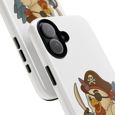Pirate Chicken Phone Case | Fun Cartoon Cases for Kids, Unisex, Gifts for Gamers, Novelty Accessories, Adventure Theme